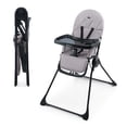 thumbnail image 1 of Kinderkraft BINCI Foldable Baby High Chair, Only 11 lbs, Space-Saving Lightweight Toddler Feeding Chair for Small Kitchens, 6 Months+, 1 of 11