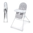 thumbnail image 1 of Kinderkraft BINCI Foldable Baby High Chair, Only 11 lbs, Space-Saving Lightweight Toddler Feeding Chair for Small Kitchens, 6 Months+, 1 of 11