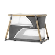 Kinderkraft SOFI 4-in-1 Baby Travel Crib, Bassinet and Play Space, Folds Flat with Carry Bag, Newborn to 33 lbs