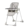 thumbnail image 1 of Kinderkraft Yummy Adjustable Baby High Chair, Foldable Toddler Feeding Chair with Removable Tray, 6 Months to 3 Years, Gray, 1 of 8