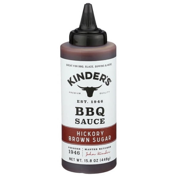 Kinders BBQ Sauce Hickory Molasses Squeeze 15.8 oz (Pack Of 6)