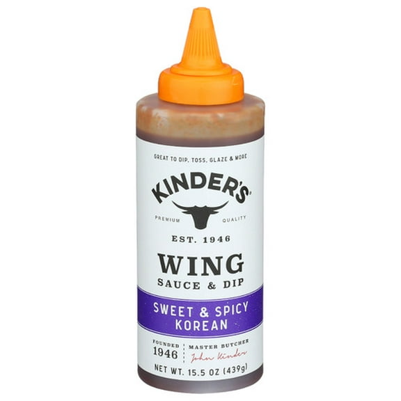 Kinders Korean Wing Sauce 15.5 oz (Pack of 6)