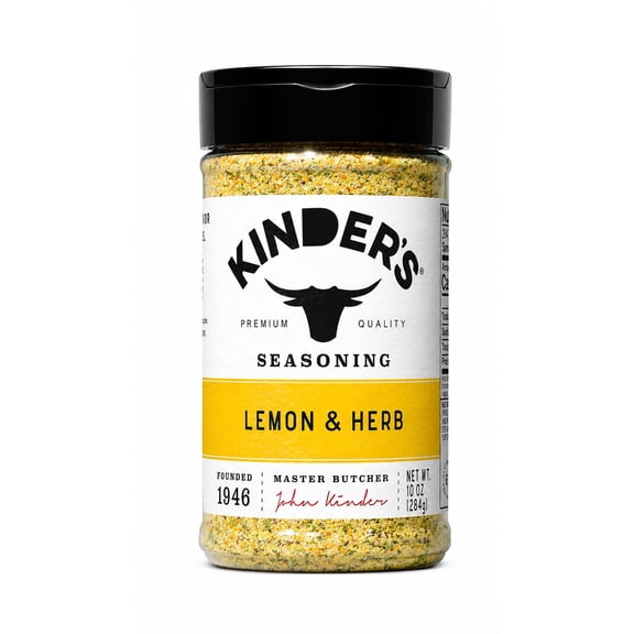 Kinders Lemon & Herb Seasoning, 10 oz