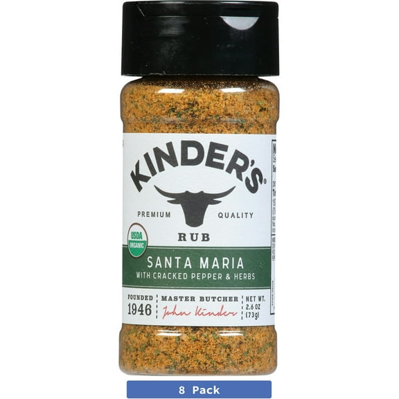 Kinders Rub Santa Maria Organic (Pack of 8)