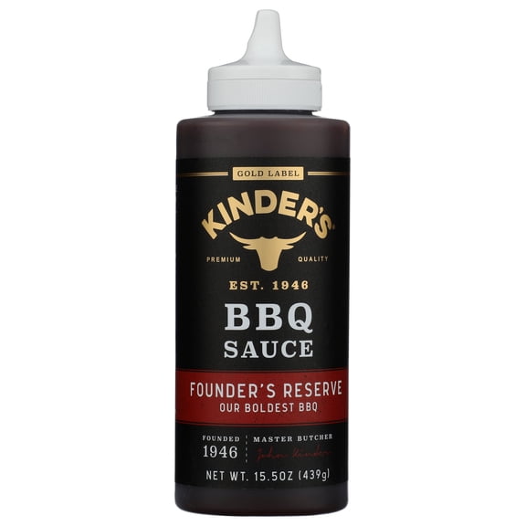 Kinders - Sauce Bbq Founders Reserve - 15.5 Oz, Case of 6