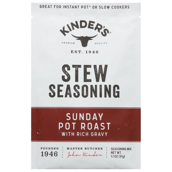 Kinders - Seasoning Sunday Pot Roast - 1.1 Oz, Case of 15