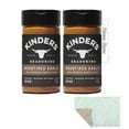 Kinders Woodfired Garlic Seasoning AIF4 2 Pack (6 oz) Bundled with