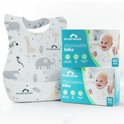Kindersense® Disposable Baby Bibs - 120pk
