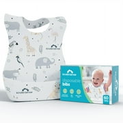 Kindersense® Disposable Baby Bibs - 60pk