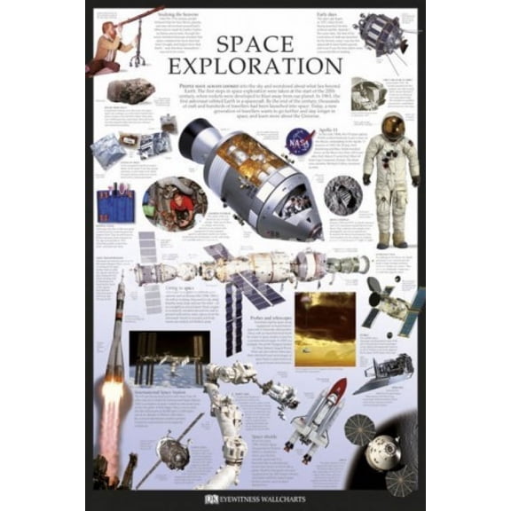 Kindersley Space Exploration Poster (36 X 24)