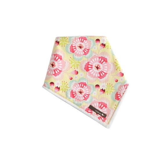 Kinderspel Minky Bandana Bib Scarf, Flower Cluster