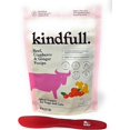Kindfull Beef, Cranberry and Ginger Meal Topper Dogs and Cats 4oz (Pack of 6) and Mixing Spatula