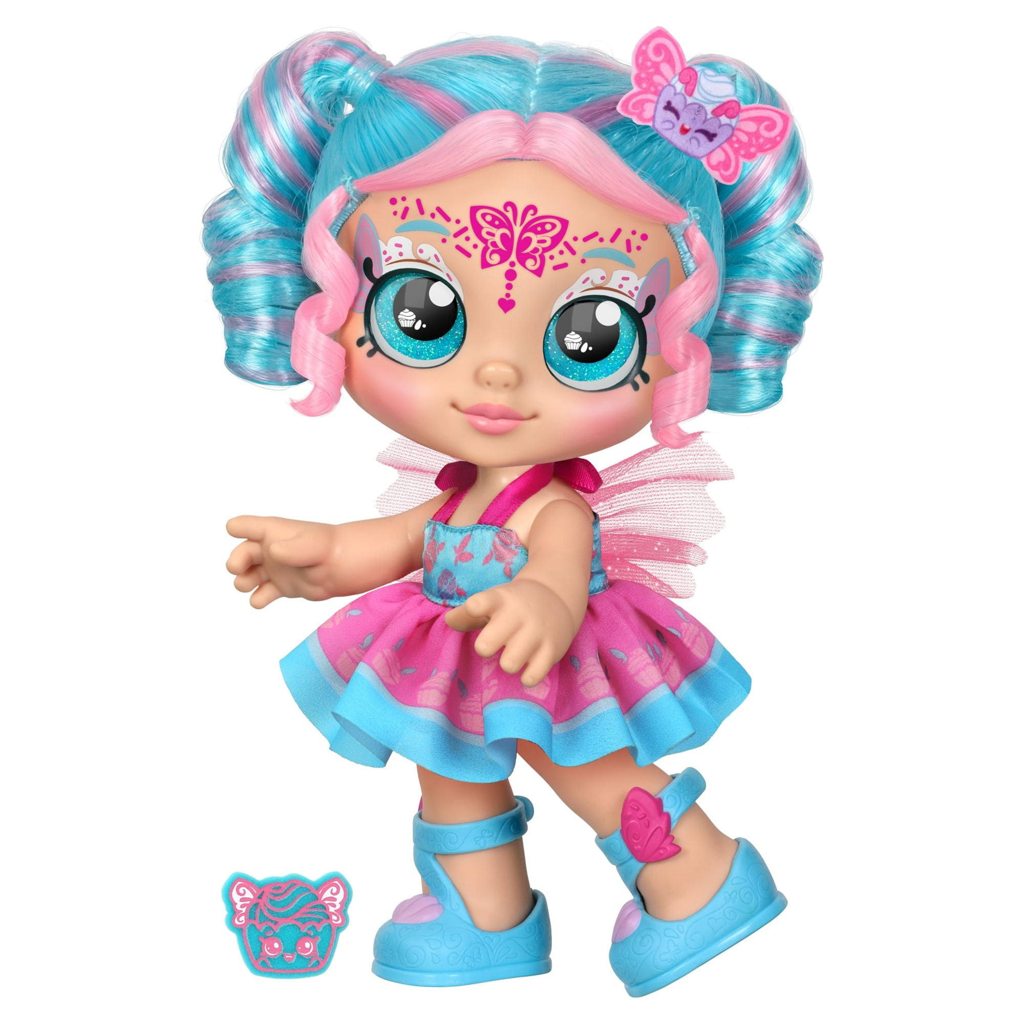 Kindi Kids Dress Up Magic Jessicake Fairy Toddler Doll with Face Paint Reveal Ages 3