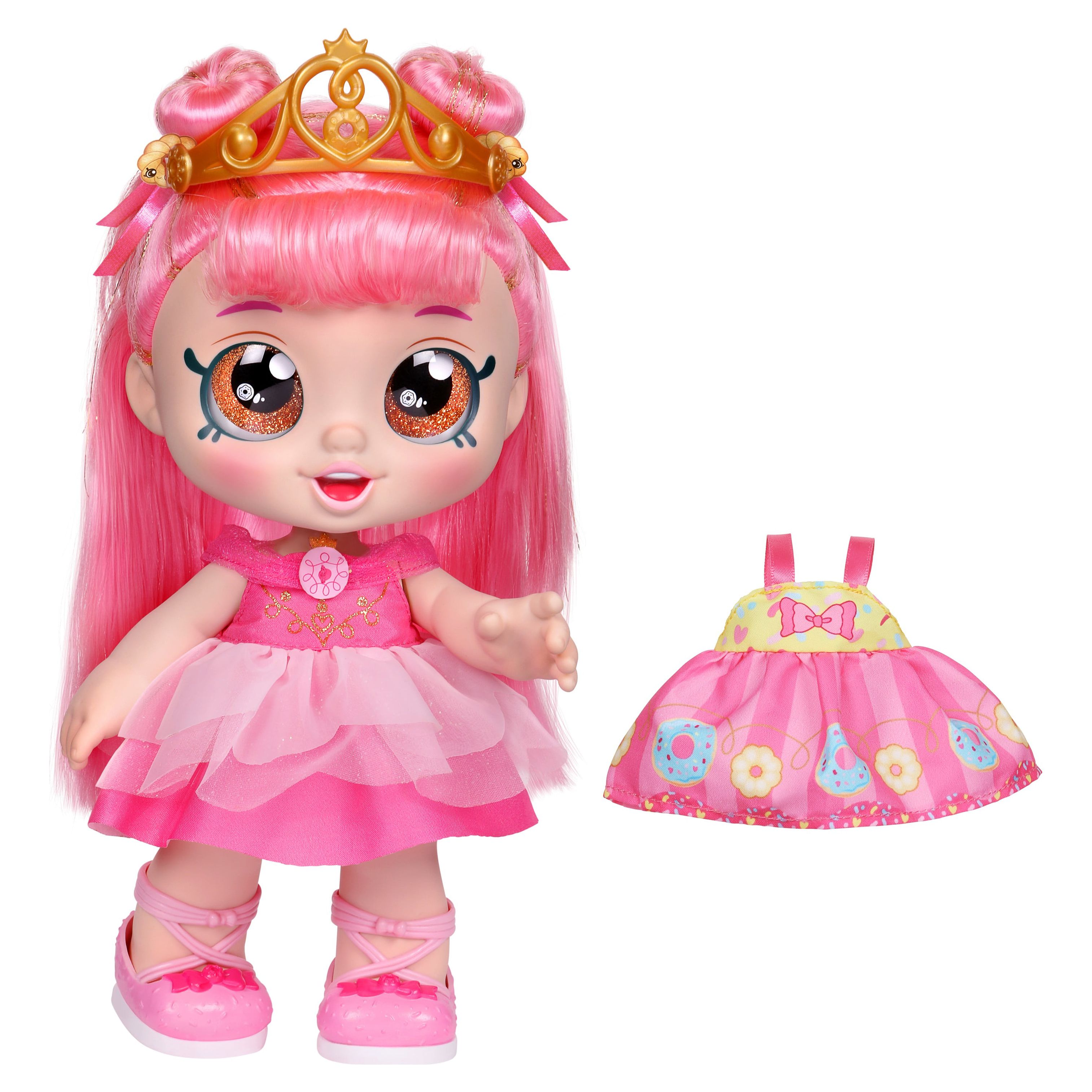 Kindi Kids Dress up Friends - 10" Doll with 2 Outfits - Donatina Princess - image 1 of 6