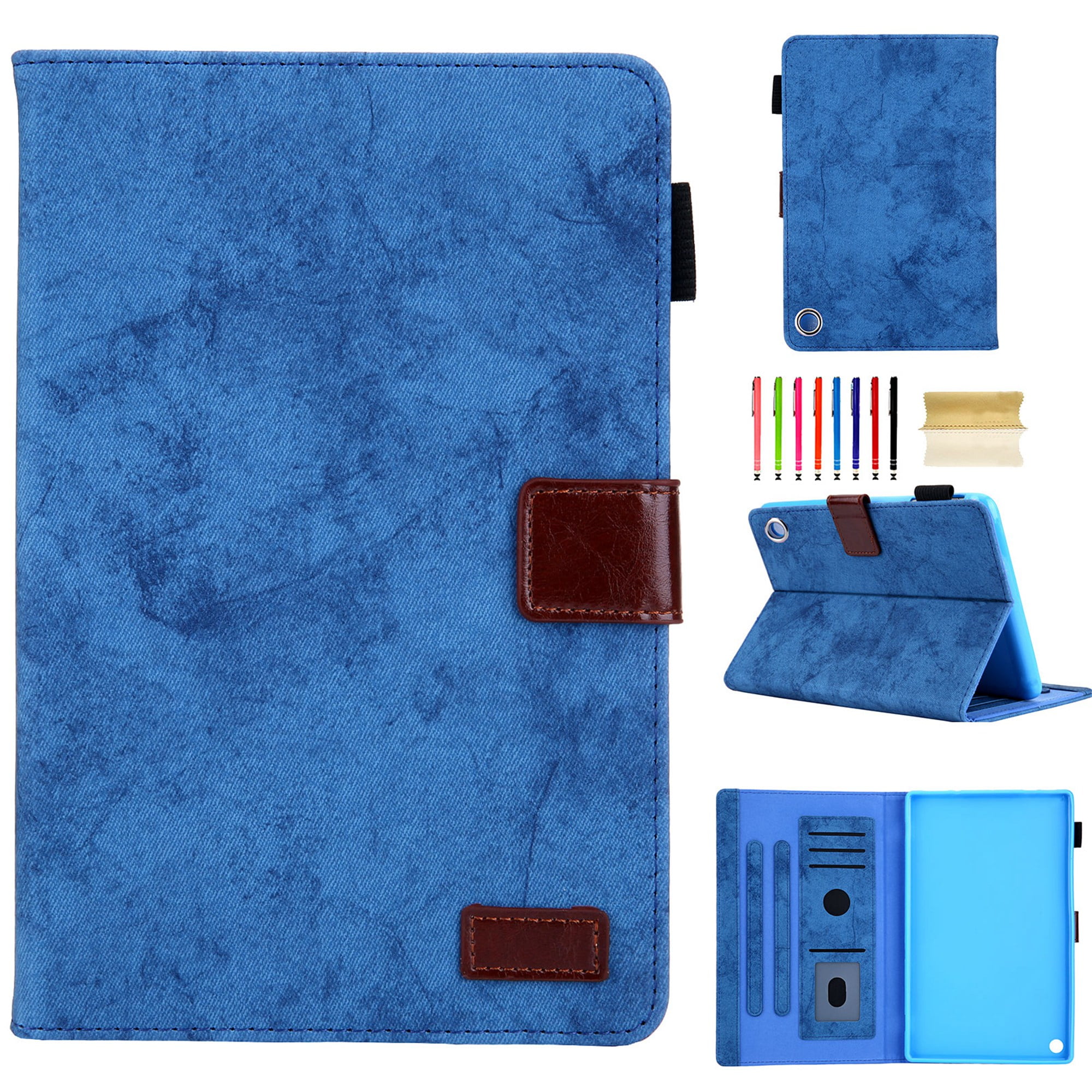 Kindle Fire HD 8 2020 Case Dteck Folio PU Leather Smart Case Cover