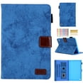 thumbnail image 1 of Kindle Fire HD 8 2020 Case - Dteck Folio PU Leather Smart Case Cover with Auto Wake/Sleep & Card Slots Compatible with All-New Kindle Fire HD 8" / Fire HD 8 Plus (10th Generation 2020),Blue, 1 of 7