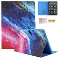 thumbnail image 1 of Kindle Fire HD 8" 2020 Case, Dteck PU Leather Folio Flip Stand Case With Built-in Card Slots Compatible With All-New Amazon Fire HD 8 / HD 8 Plus Tablet (10th Generation 2020), 30# Colorful Marble, 1 of 8