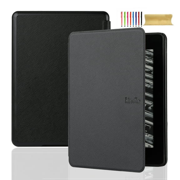 for Kindle Paperwhite 12th Gen 2024 / Paperwhite Signature Edition 12th Gen 2024 / Colorsoft Signature Edition 1st Gen 2024, Thin and Light Foldable Protective Cover Magnetic Closure - Black