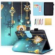Kindle Paperwhite 2018 Case, Allytech Premium PU Leather Smart Folio Stand Wallet Case Cover with Auto Wake/Sleep Fits All-New Amazon Kindle Paperwhite 10th Generation E-Reader, Antique Clock