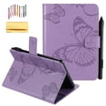 thumbnail image 1 of Kindle Paperwhite Case,Allytech Embossed with Butterfly Folio Stand Wallet Case with Cards/Cash Holder for Kindle Paperwhite (Fits All-New 10th Generation 2018/ All Paperwhite Generations),Purple, 1 of 7