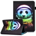 thumbnail image 1 of Kindle Paperwhite Case for All Generations, Allytech Premium PU Leather Shockproof Auto Wake Sleep Card Slots/Pen Holder Elastic Band Sleeve Cover for Kindle Paperwhite 10th Gen 2018, Space Panda, 1 of 7