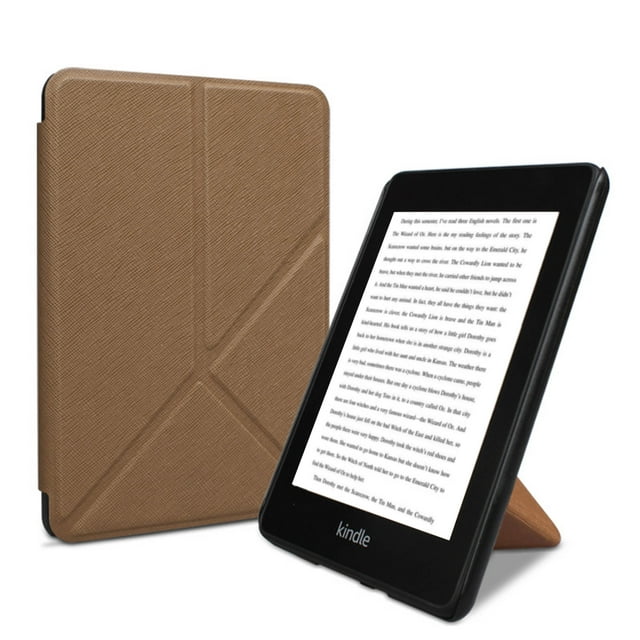 Kawell Kindle Paperwhite Case with Stand Durable PU Leather Cover with Auto Sleep Wake, Fits