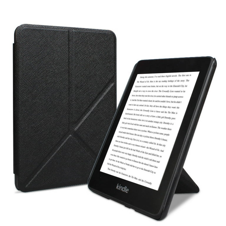 Kindle Paperwhite Case with Stand - Durable PU Leather Cover with
