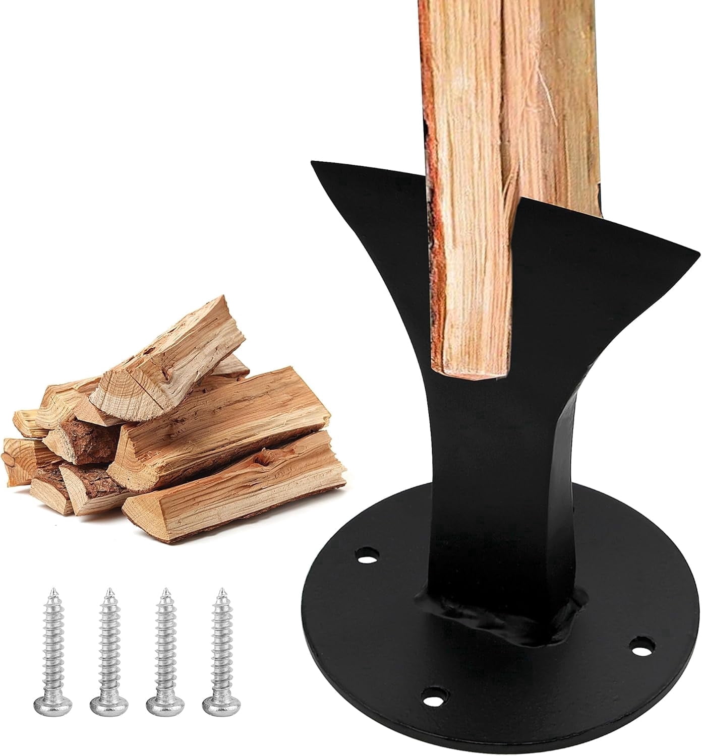 Kindling Splitter Log Wedge,Wood Stove Fireplace and Fire Pit,Manual ...
