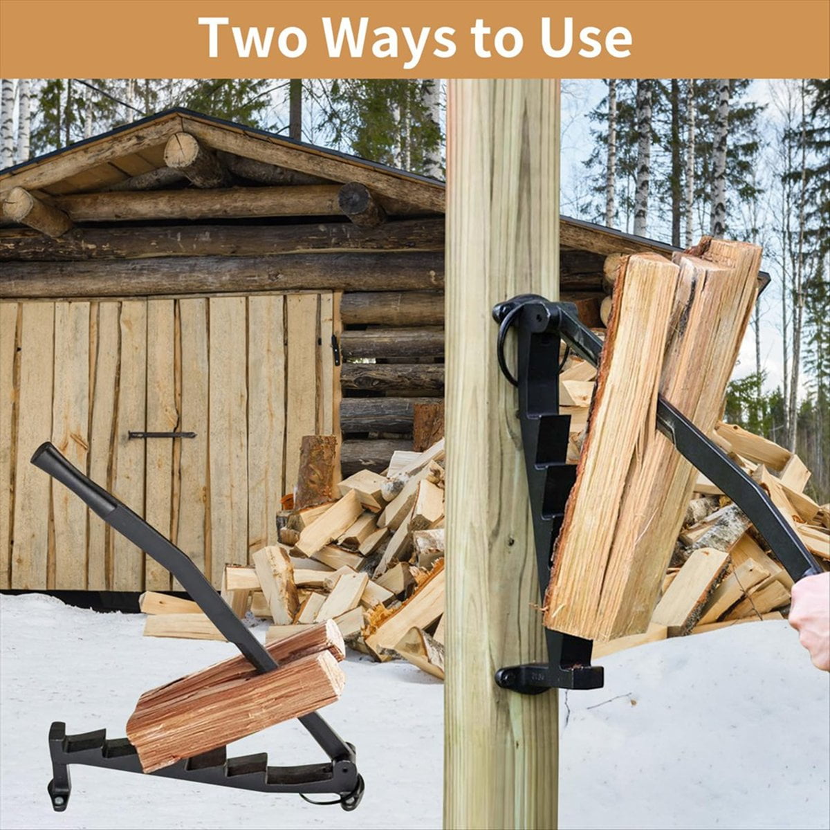 Wall Mounted Log Splitter