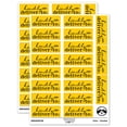 thumbnail image 1 of Kindly Deliver To Leaf Detail Letter Mail Sticker Set - Yellow - Gloss Finish - 2.00" Large, 1 of 7
