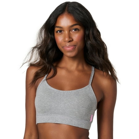 Kindly Yours Natural Comfort Cotton Wire-Free Pullover Racerback Scoop Bralette, Sizes S-XXXL