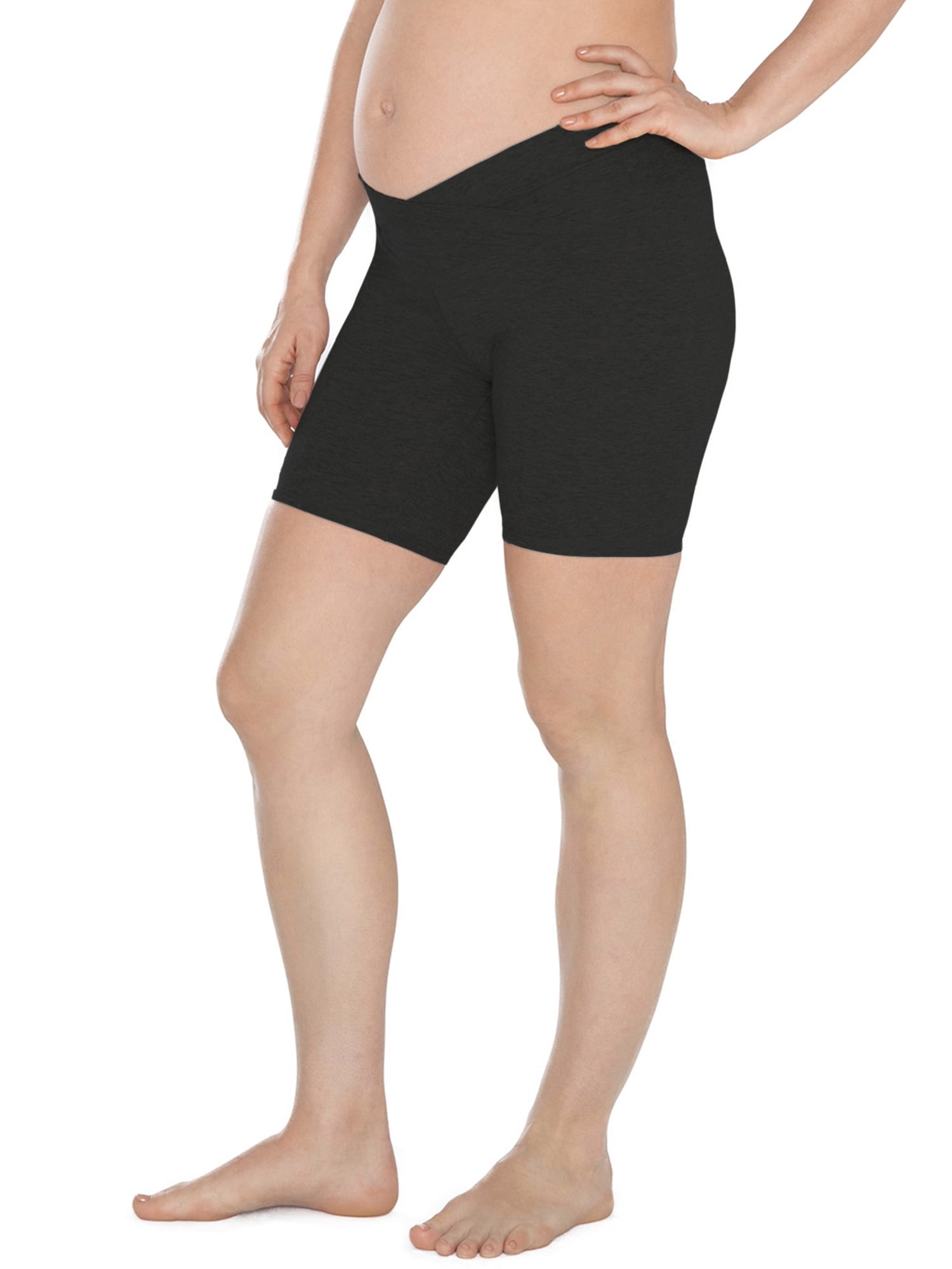 Kindly Yours Women s Maternity Bike Shorts Walmart