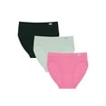 thumbnail image 1 of Kindly Yours Women’s Natural Comfort Cotton Modal Bikini Underwear, 3-Pack, Sizes XS-XXXL, 1 of 7