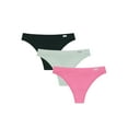 thumbnail image 1 of Kindly Yours Women’s Natural Comfort Cotton Modal Thong Underwear, 3-Pack, Sizes XS-XXXL, 1 of 7