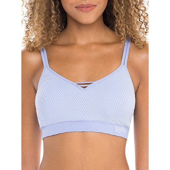 Kindly Yours Women's Seamless Pullover V-Neck Bralette, Sizes S-XXXL