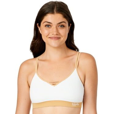 Kindly Yours Women's Seamless Pullover V-Neck Bralette, Sizes S-XXXL