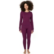 Women's Seamless Ribbed Crew Neck Thermal Top, Sizes S-3X