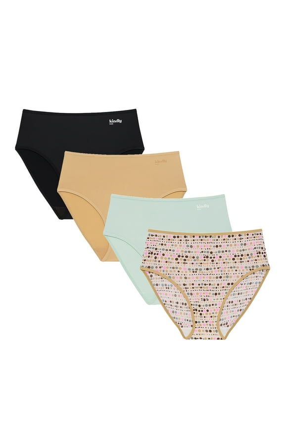 Women’s So Comfy Micro Brief Underwear, 4-Pack, Sizes XS-XXXL