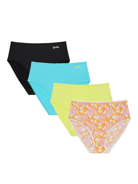 Women’s So Comfy Micro Brief Underwear, 4-Pack, Sizes XS-XXXL