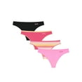 thumbnail image 1 of Kindly Yours Women’s So Comfy Micro Thong Underwear, 4-Pack, Sizes XS-XXXL, 1 of 8