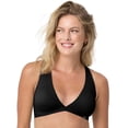 thumbnail image 1 of Kindly Yours Women’s So Comfy Micro Wire Free Push Up Plunge Bra, Sizes S-XXXL, 1 of 10