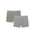 thumbnail image 1 of Kindly Yours Women’s So Comfy Rib Lounge Boxer, 2-Pack, Sizes XS-XXXL, 1 of 8