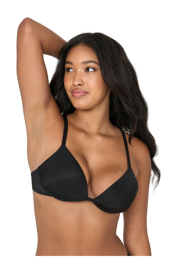 Women’s So Comfy Wire-Free Plunge Push Up Bra, Sizes S-XXXL