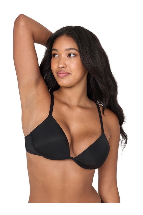 Women’s So Comfy Wire-Free Plunge Push Up Bra, Sizes S-XXXL