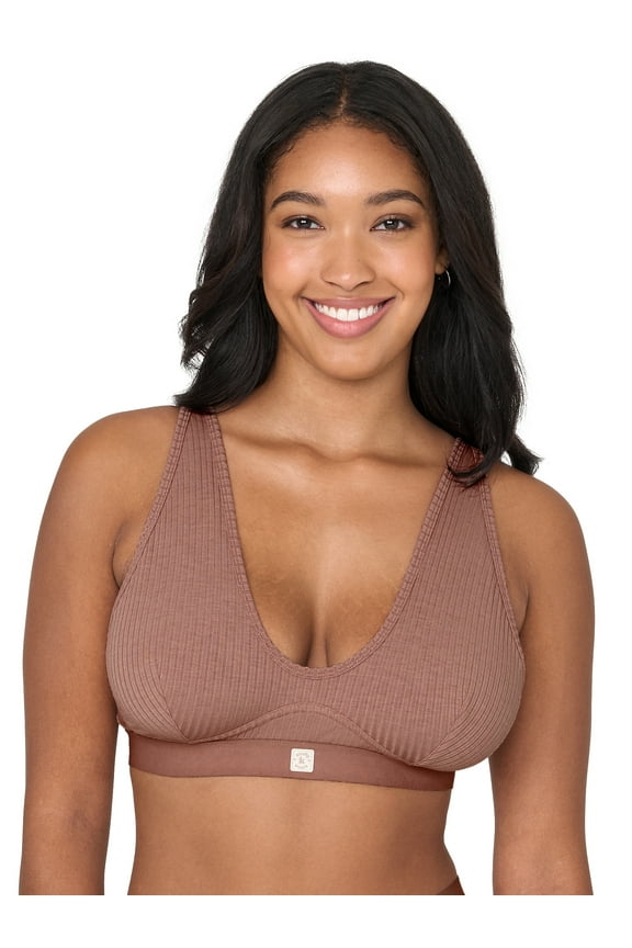 Women’s So Comfy Wire-Free Rib Lounge Bra, Sizes S-XXXL