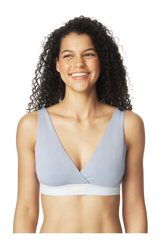 Women's Sustainable Cotton V neck Bralette