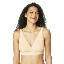 Women's Seamless V-Neck Padded Bralette with Adjustable Straps (One Size  Fits All) 