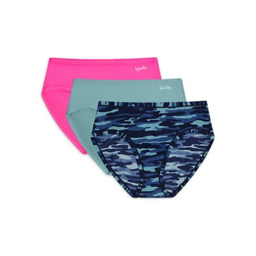 Kindly Yours Women's Sustainable Micro Hipster Panties, 3-Pack, Sizes XS to XXXL