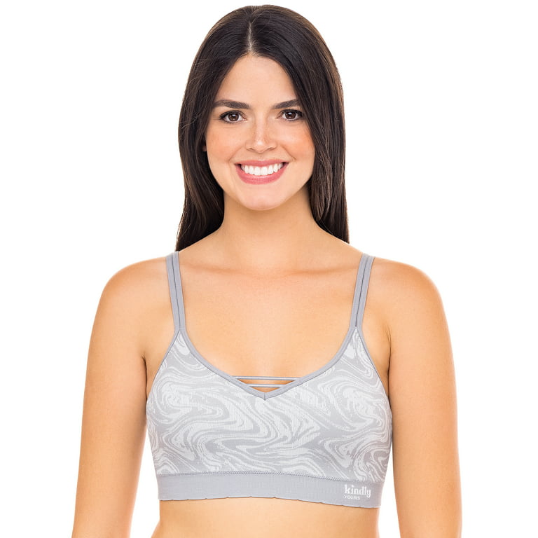 Kindly Yours Women's Sustainable Seamless V Neck Bralette 