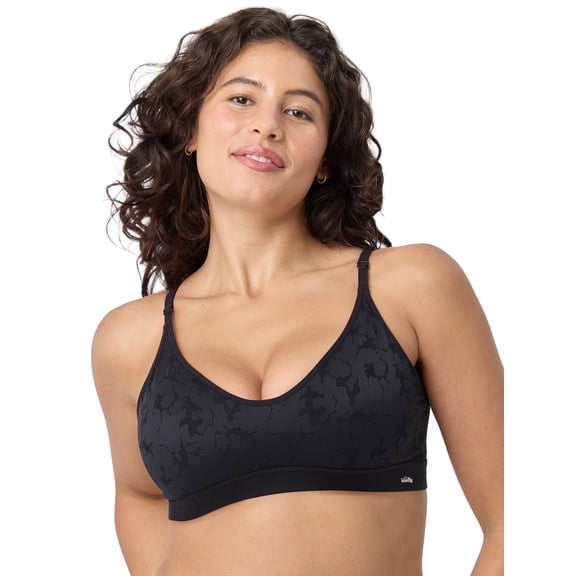 Kindly Yours Women’s Wire Free Scoop Neck Lace Bralette, Sizes S-XXXL